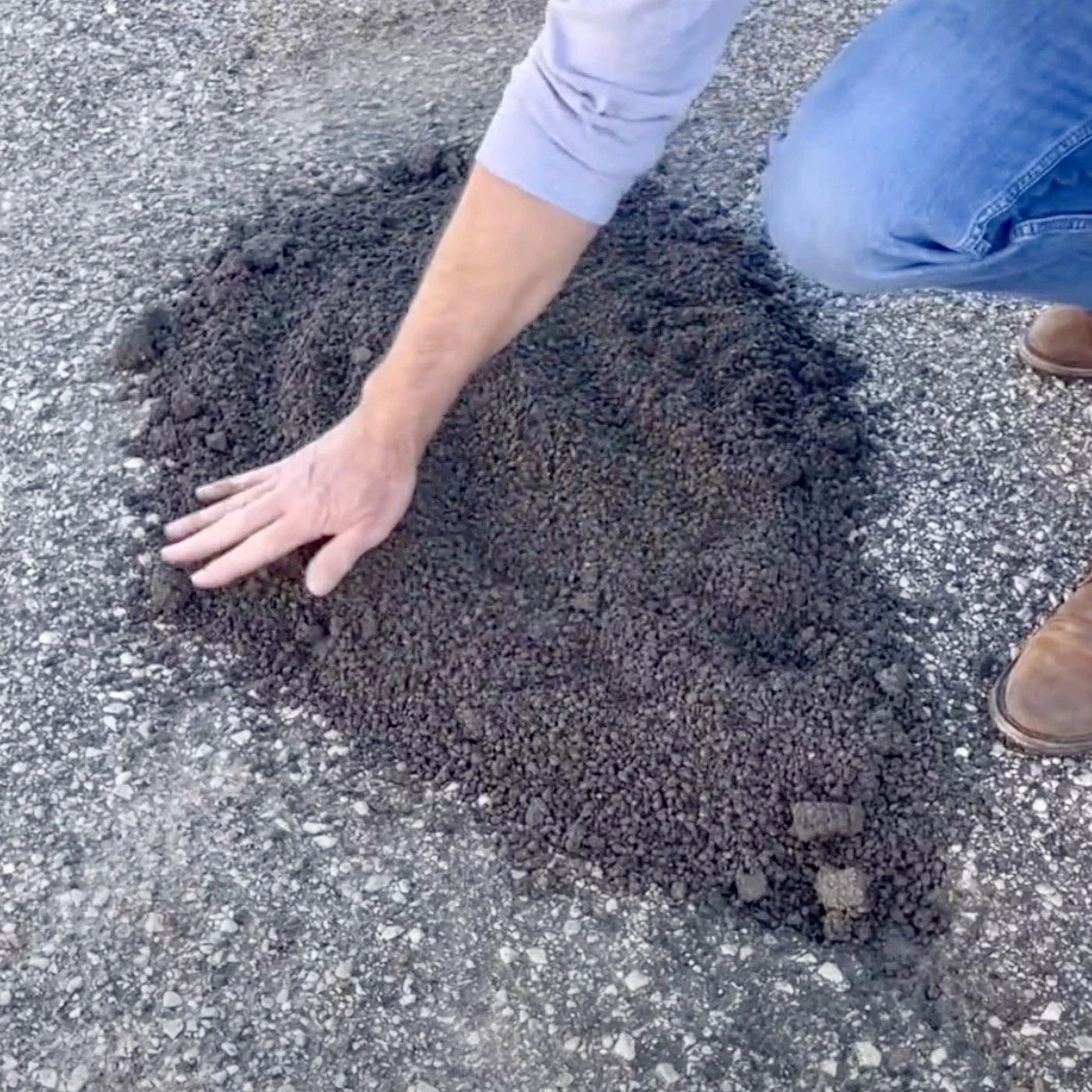 Natural Asphalt Patch