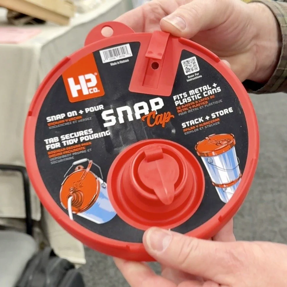 Rubber Paint Can Lid