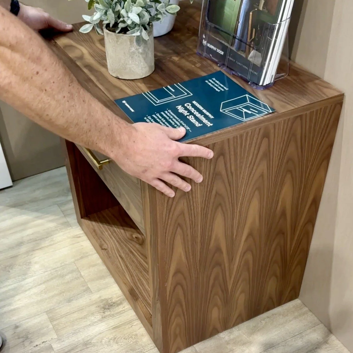 Murphy Door Concealed Nightstand 