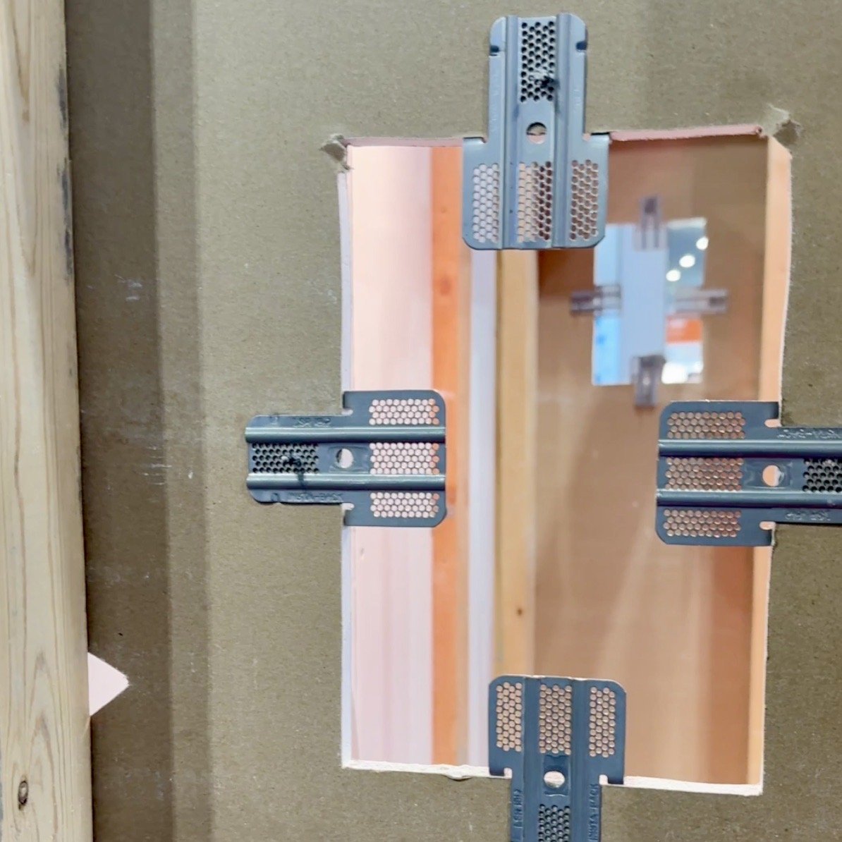 Pressed On Drywall Clip