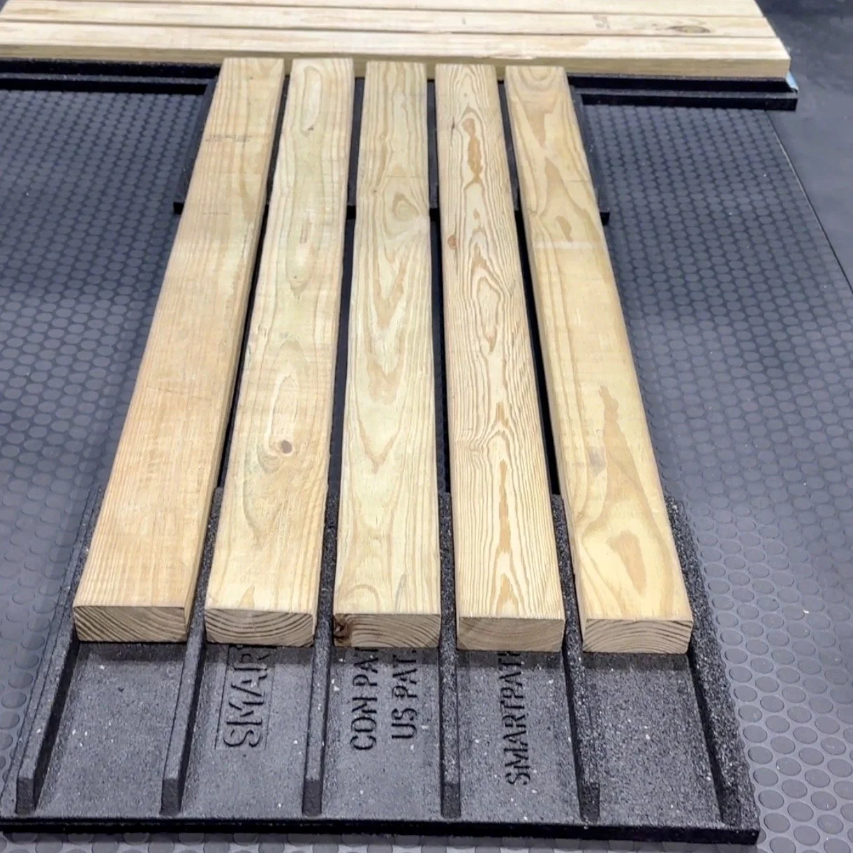 Rubber Smart Paths w/ 2x4's