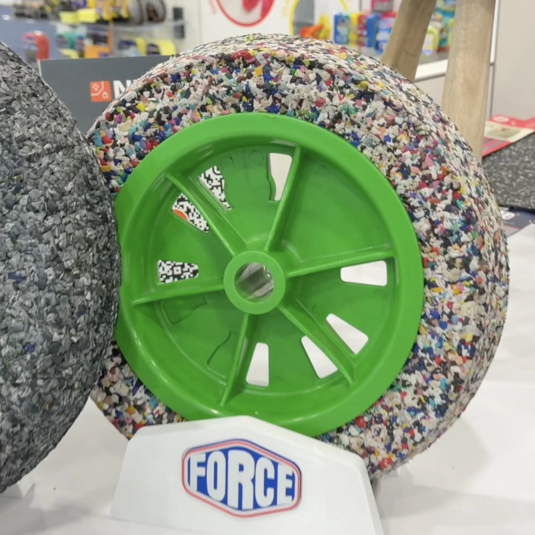 Recycled Wheelbarrow Tires 