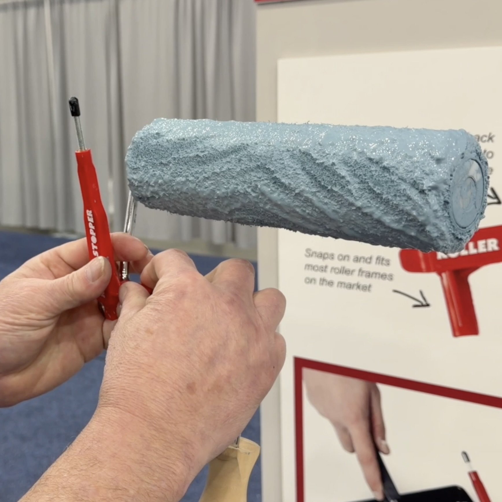 Paint Roller Stopper 