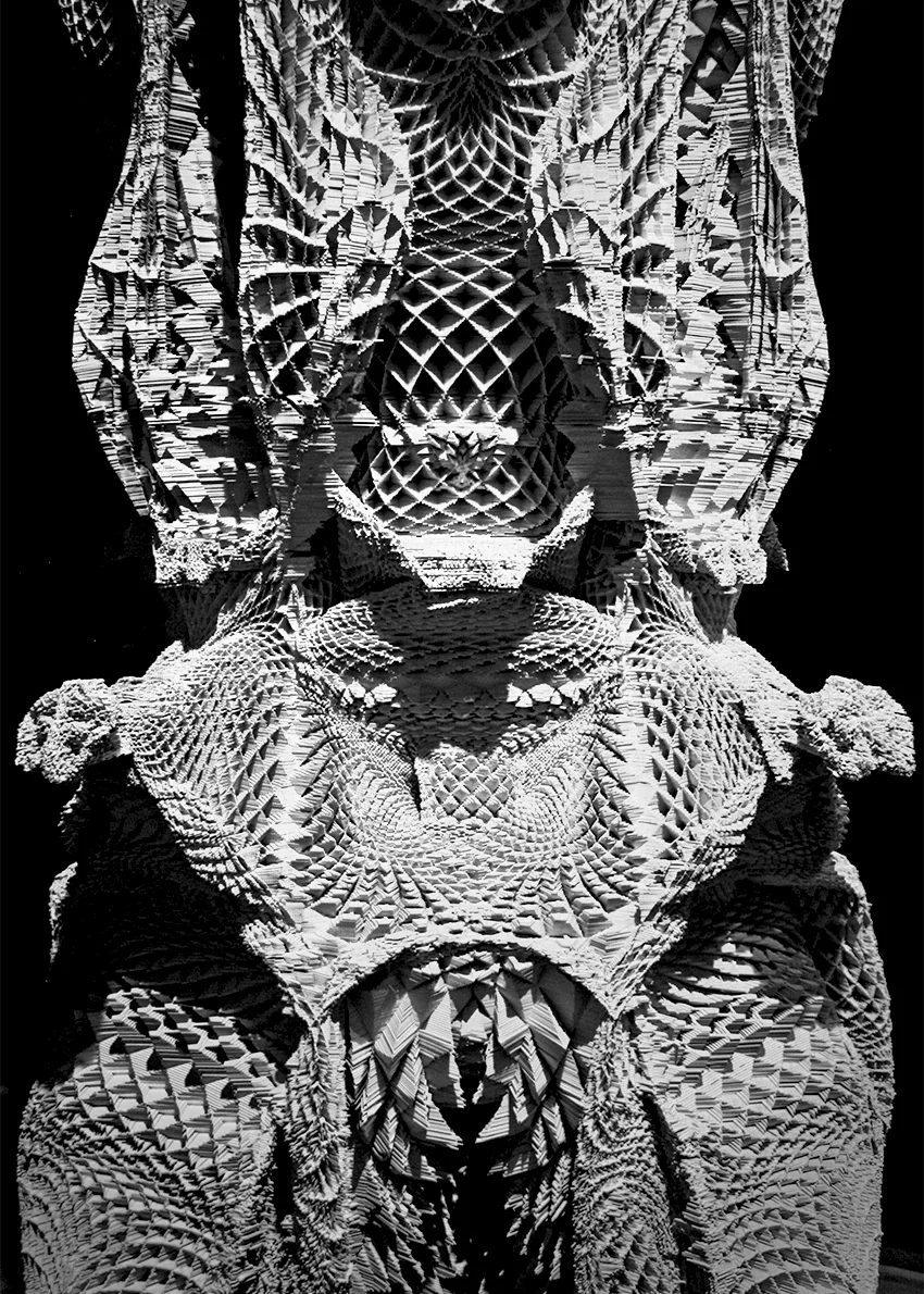 Subdivided Column, Dror Bes &amp; Michael Hansmeyer,&nbsp;2010