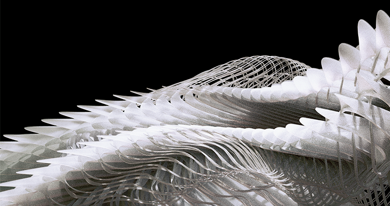 FLESH&nbsp;EXPLORES THE FORMAL QUALITIES OF OPULENCE OFFERED BY COMPLEX TYPOLOGIES &amp;ASSEMBLIES