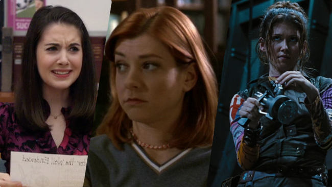 Examples: Annie Edison, Community ; Willow Rosenberg, Buffy the Vampire Slayer ; Kaylee, Firefly
