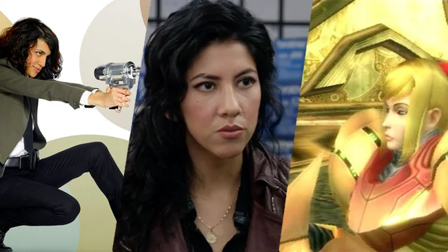 Examples: Wendy Watson, The Middleman ; Rosa Diaz, Brooklyn Nine-Nine ; Samus Aran, Metroid