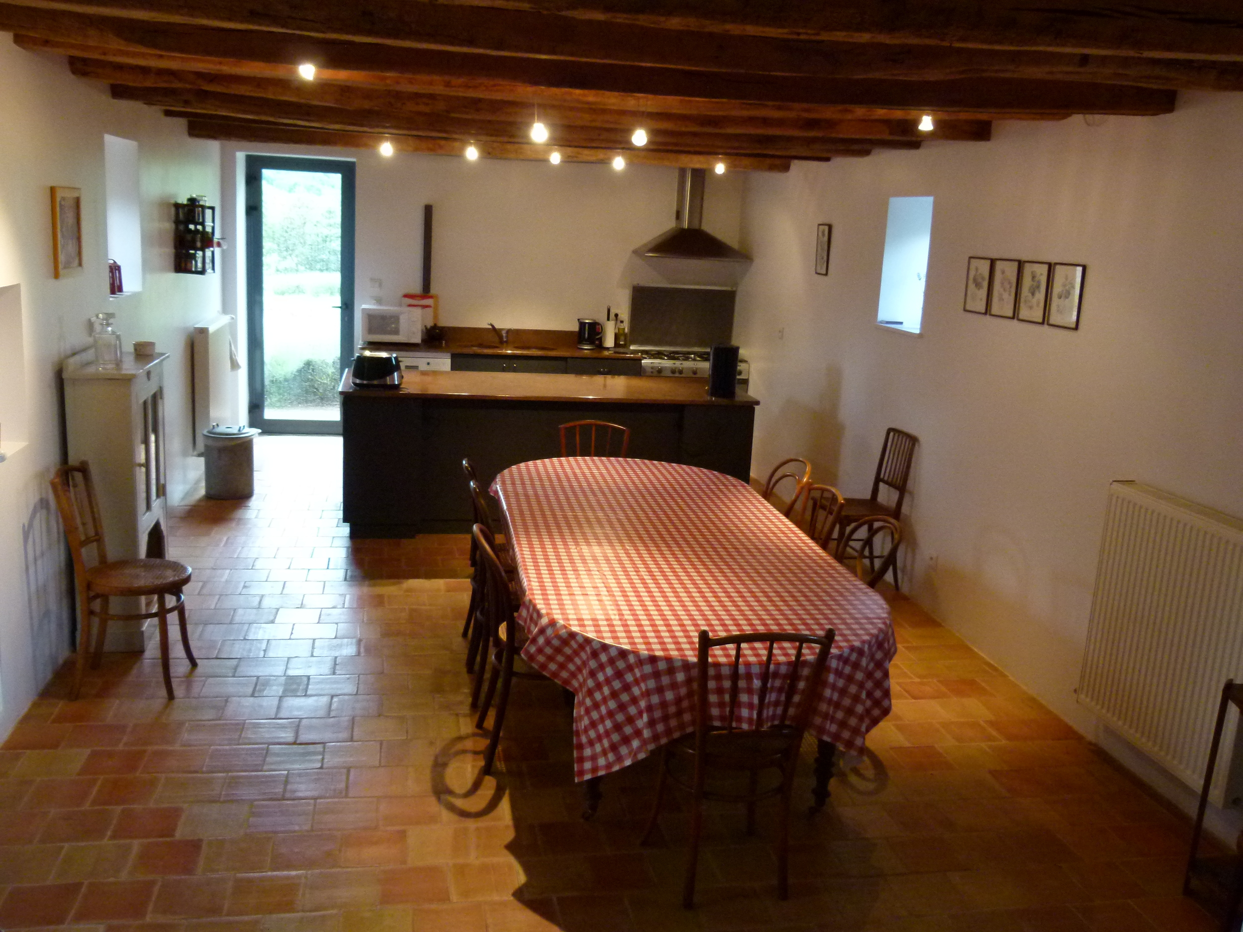 The kitchen at La Roche