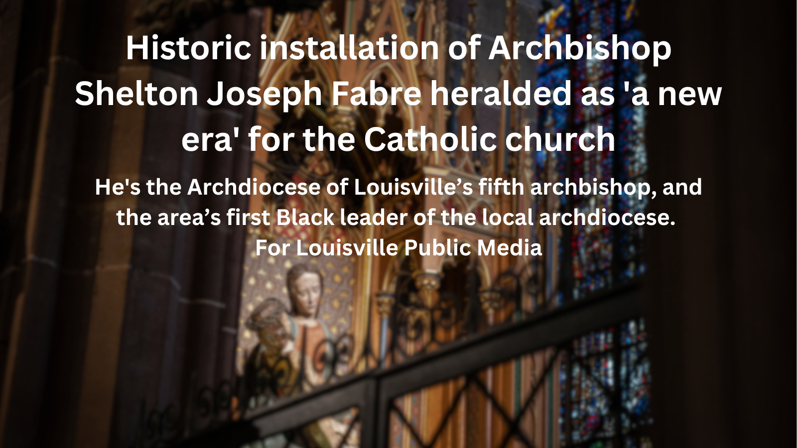 Archbishop Louisville Installation