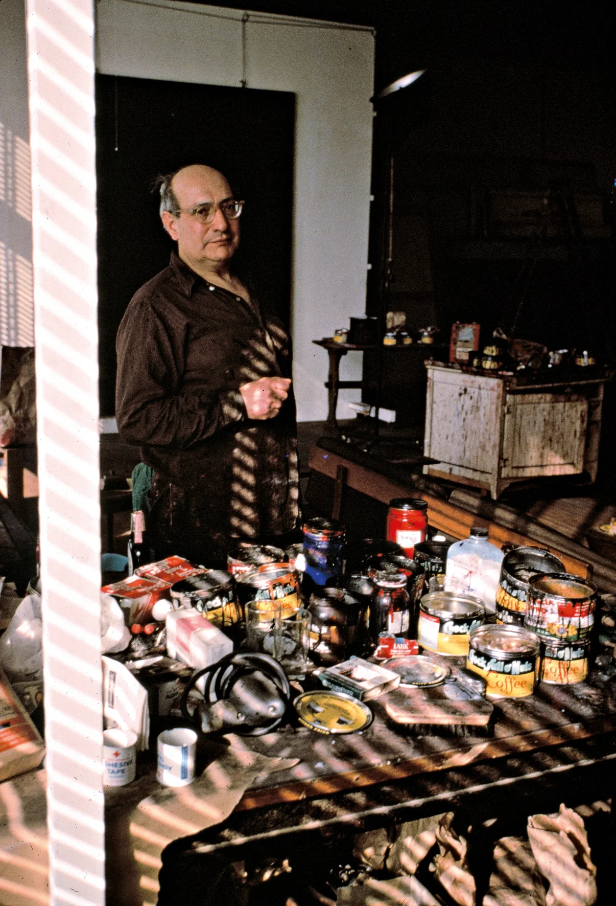 Rothko in his studio