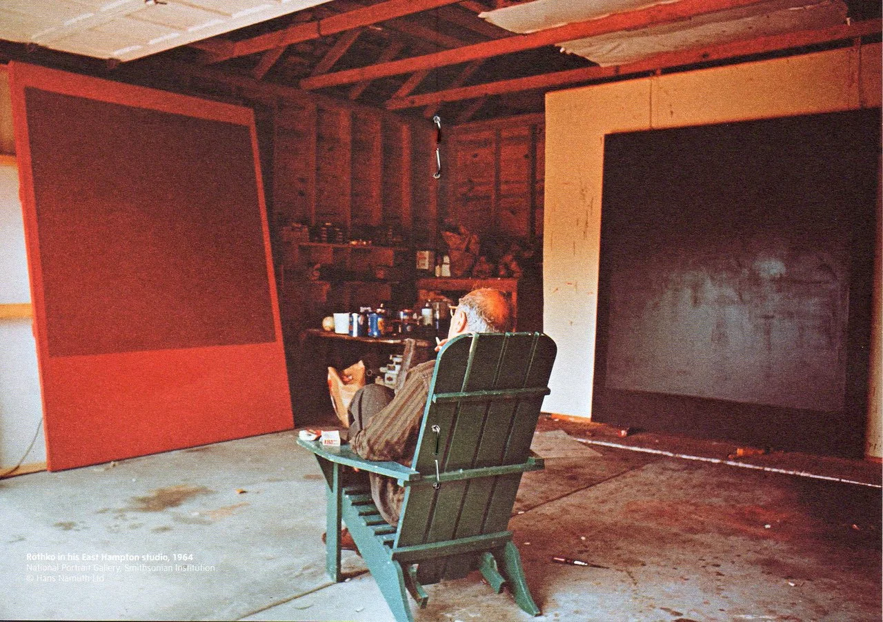 Rothko contemplating a painting