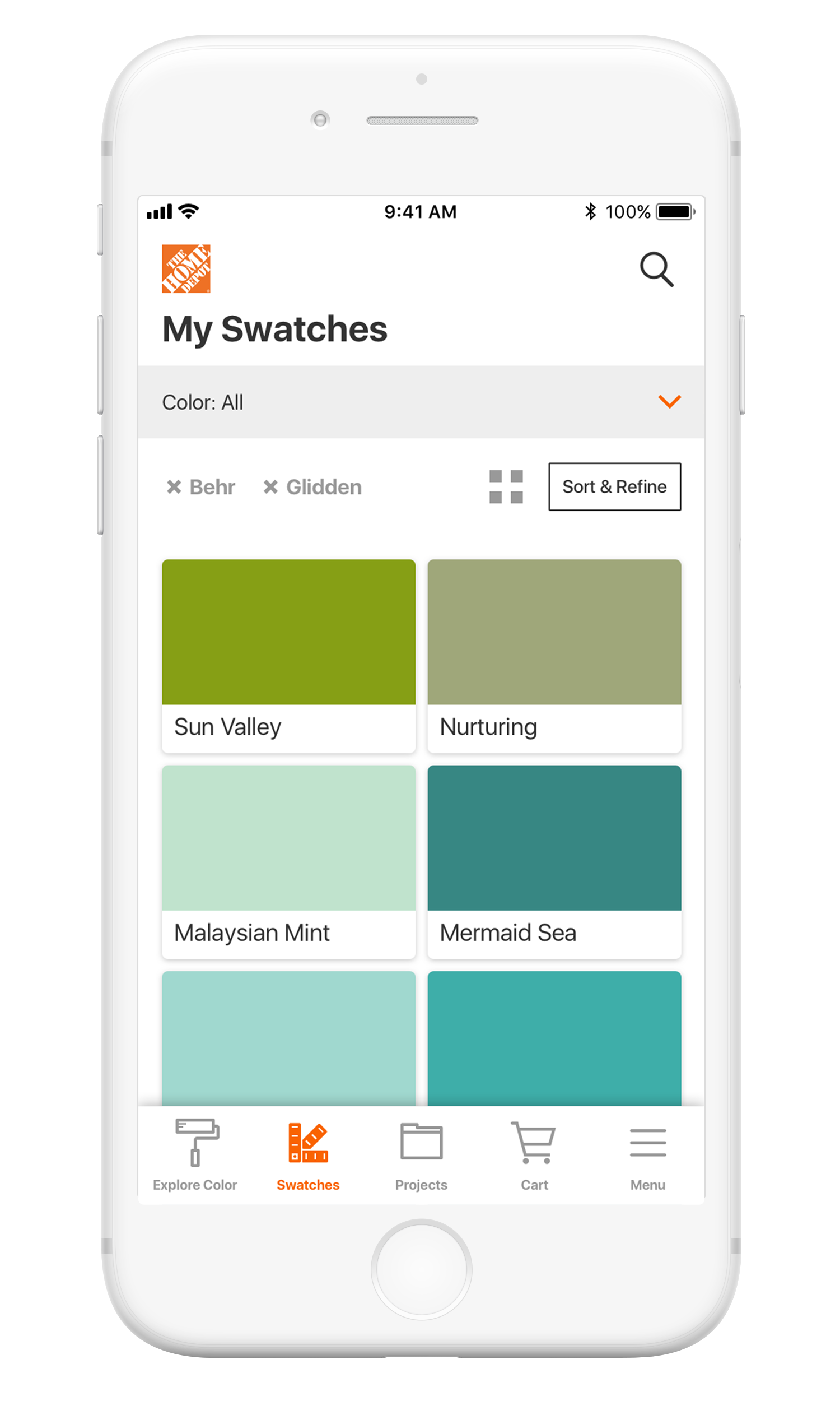Collect swatches for your project