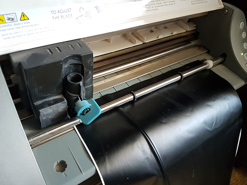 Vinyl cutter ready to go.