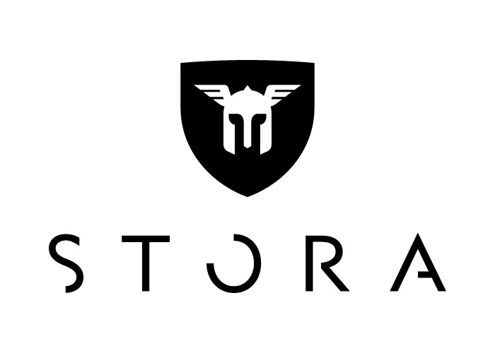 The final iteration of the Stora logo in all its glory.