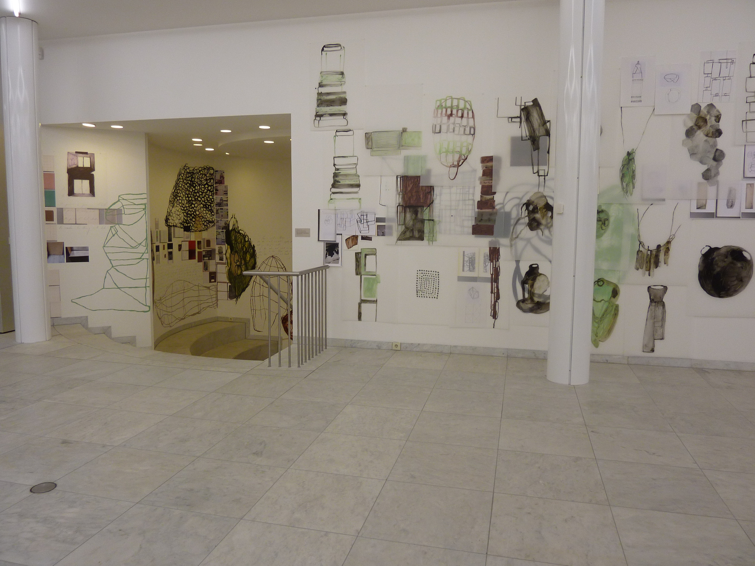  german notes / after lucretius / de rerum natura , 2013  a site - specific installation commissioned by the Museum Abteiberg  Monchengladbach, Germany  Collection of the National Gallery of Canada, Ottawa 