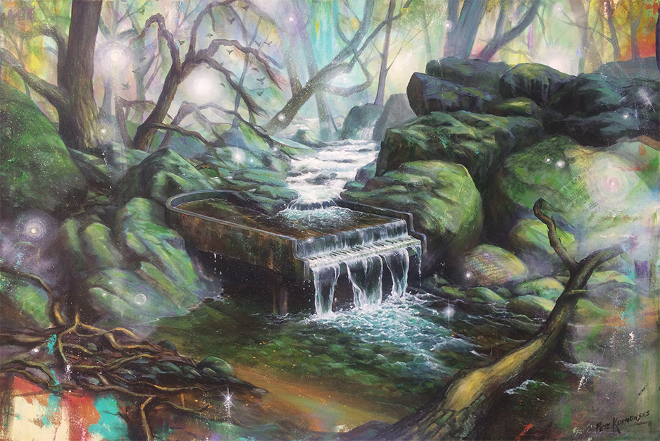 "Sound of the Falls II" 2018, sold