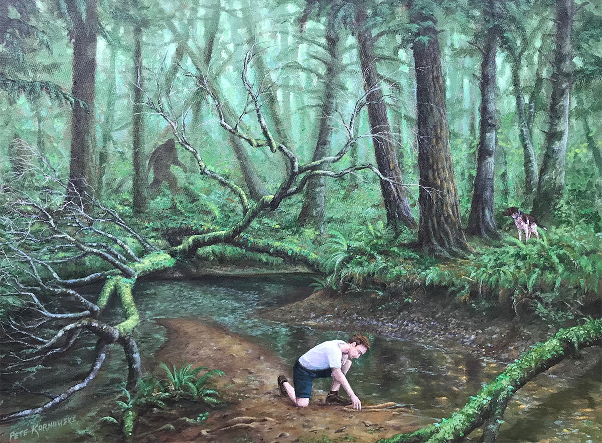 "On the Trail" 18x24 2019, available