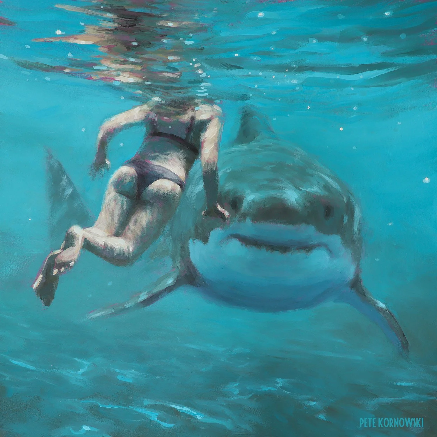 "Treading Water" 12x12 2026