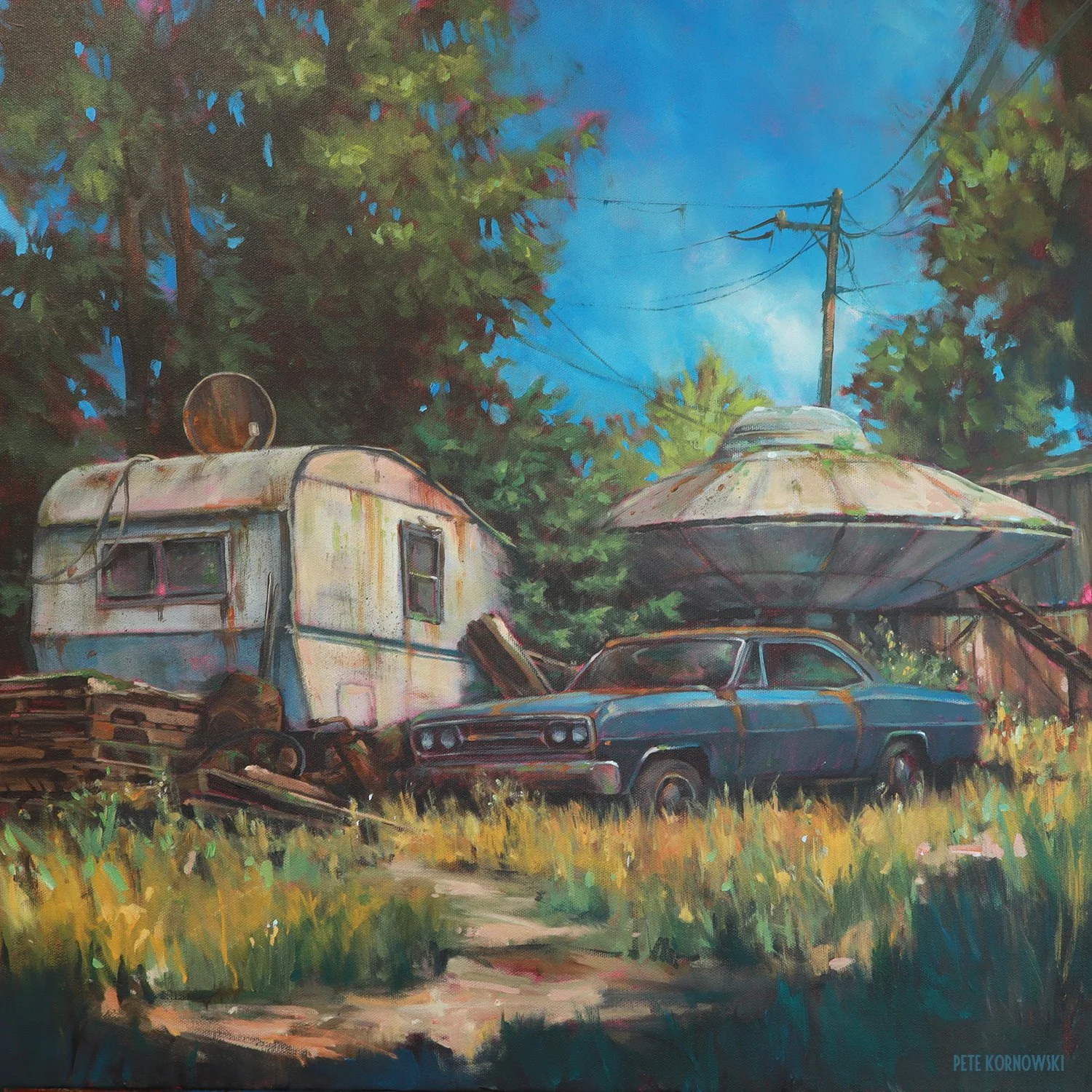 "It Ran Once" 24x24 2026