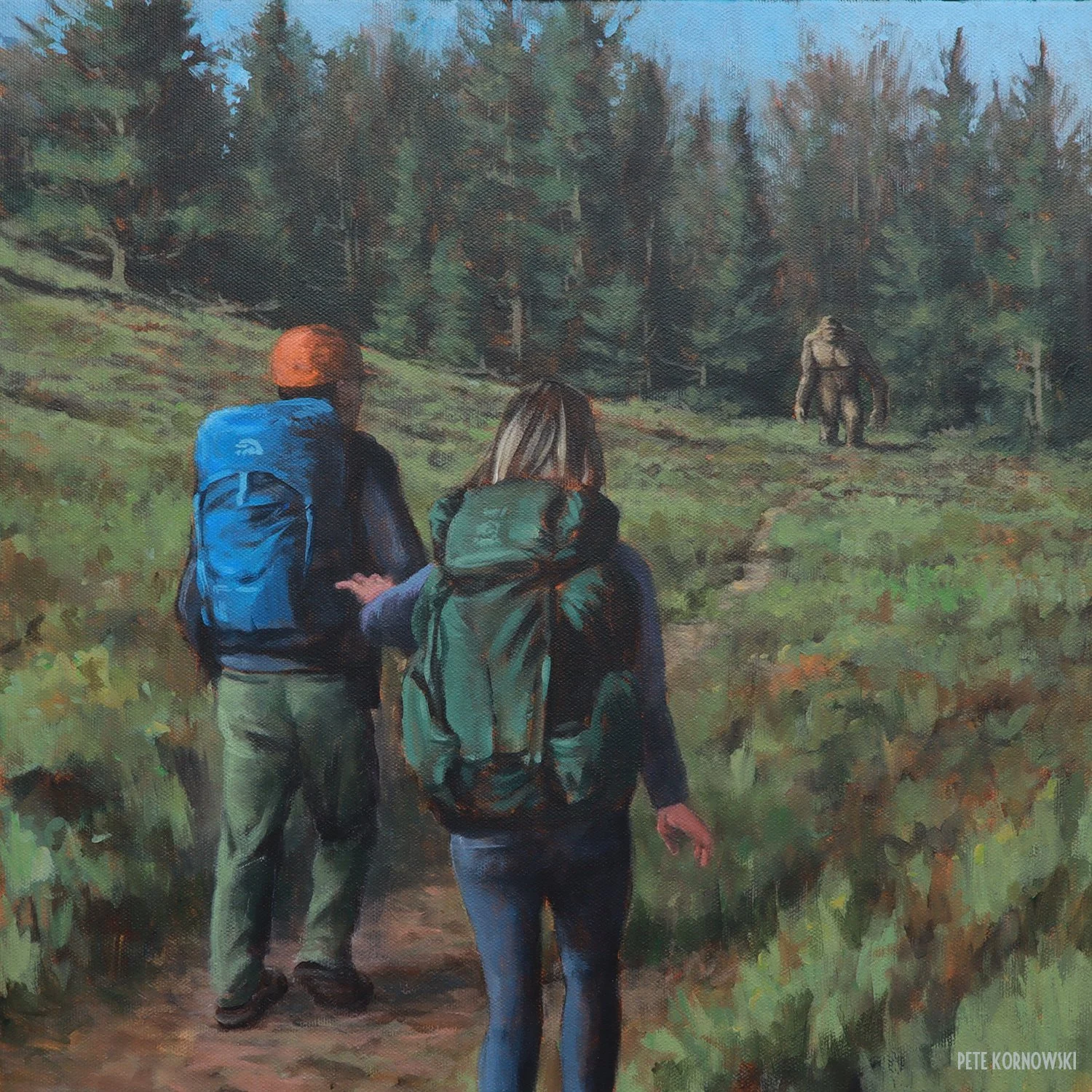 "The Confrontation" 16x16 2026