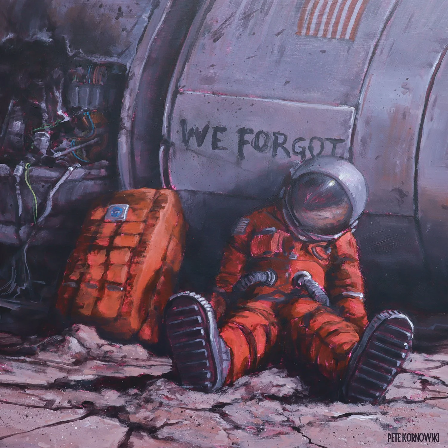 "We Forgot" 12x12 2026, sold