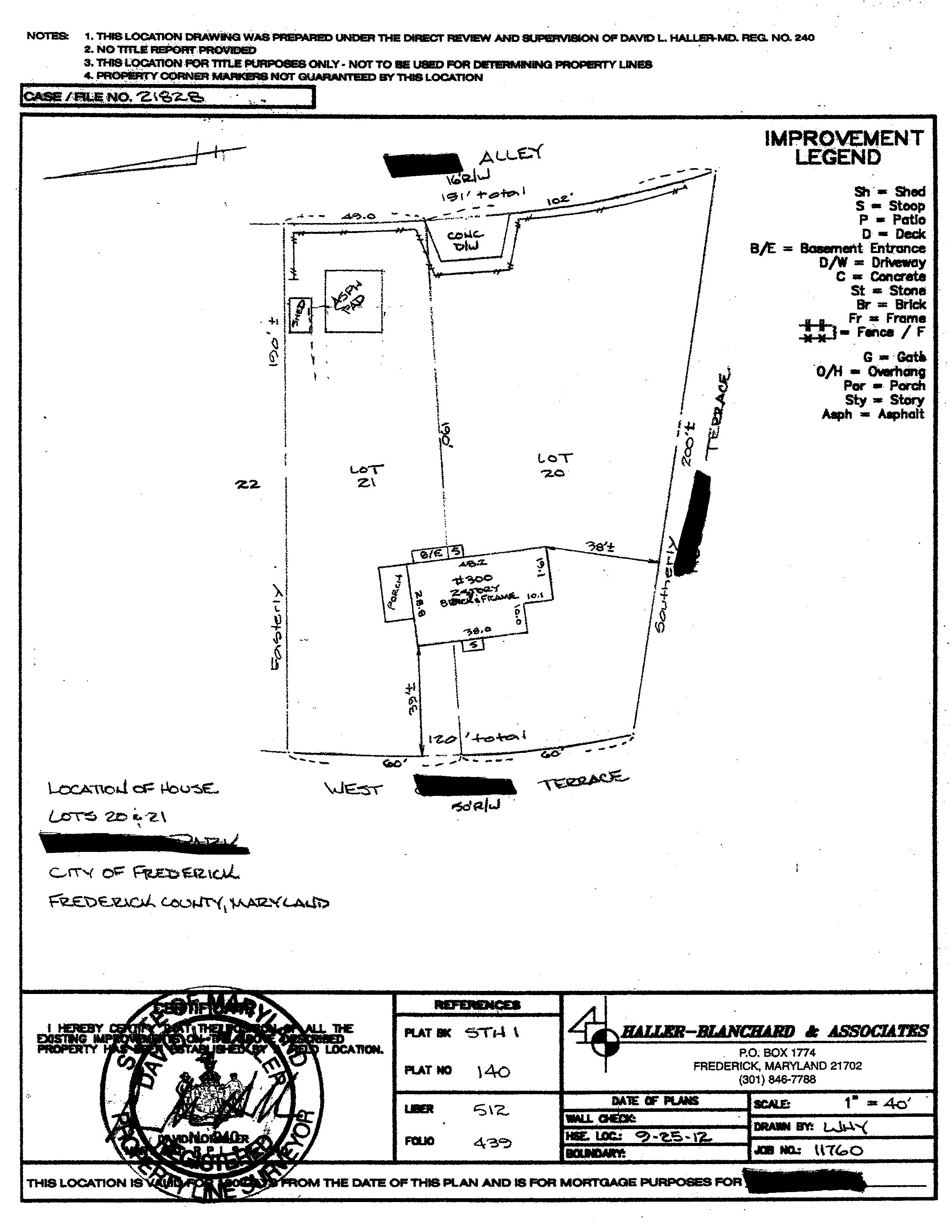 A sample site plan. You've got one of these in a file somewhere, most likely.