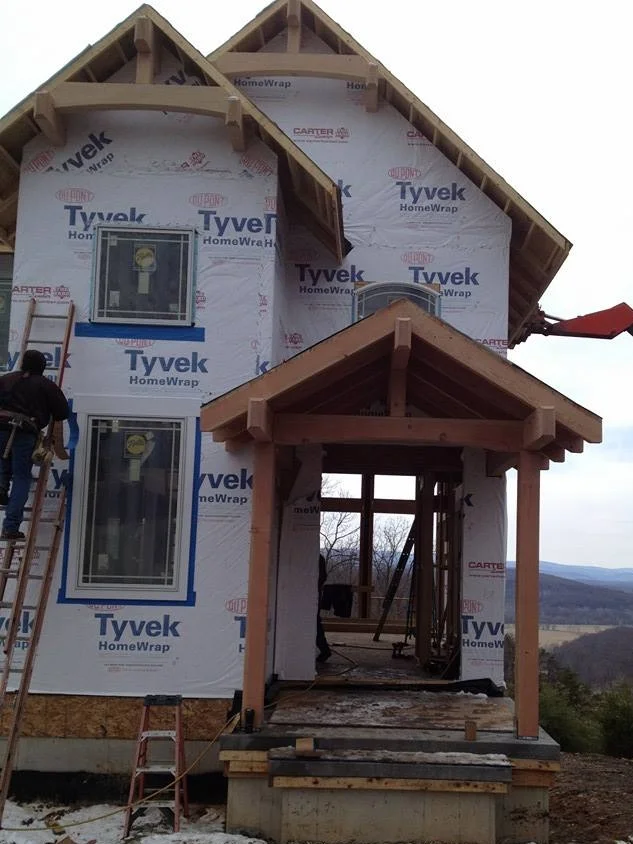 Notice how you will be able to see the view beyond even as you're entering the front door.