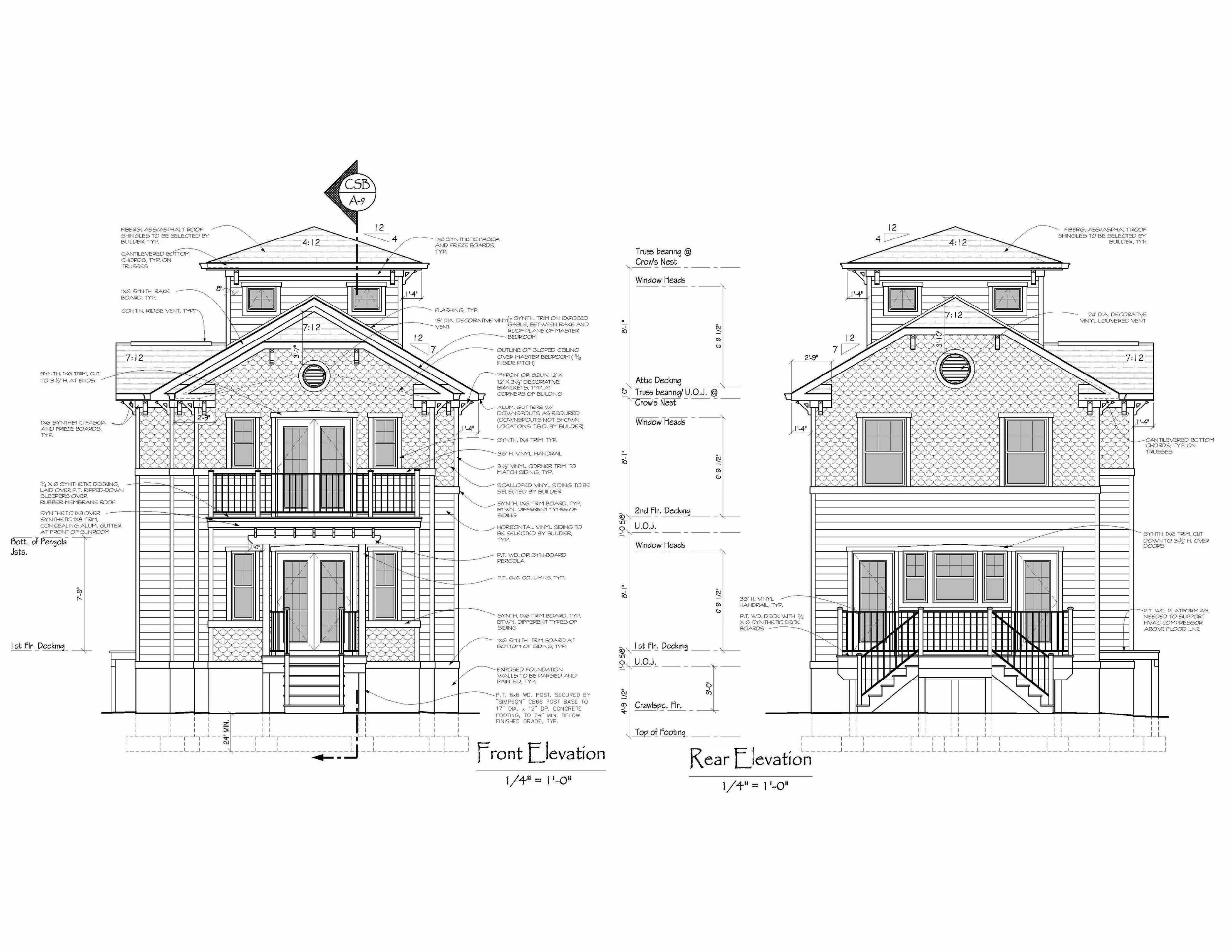 A friend of my husband bought a narrow waterfront lot near Chincoteague that had a dilapidated home on it. The rear of the home faces the water. The plan was to demolish the house, then build a new spec home on it, using the same building footprint. This was a challenge because of how narrow the house had to be. It ended up being a design that could accommodate a large family for vacationing; however, her ability to build this was contingent on her being able to sell another property she owned, and this was just as the Recession hit. Finally in 2017 construction began -- pictures of finished home to come!