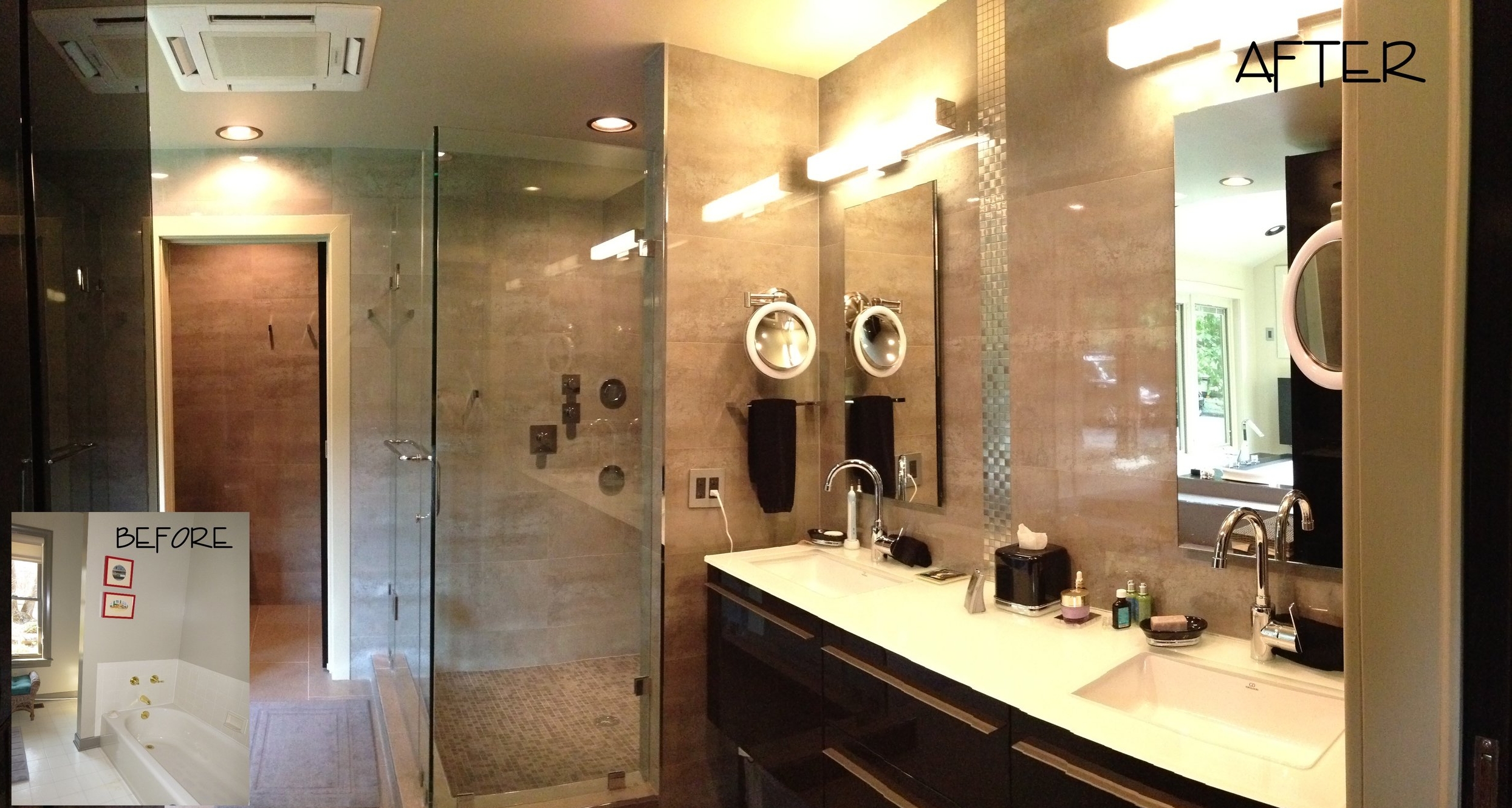Modern Bath Renovation/ Addition
