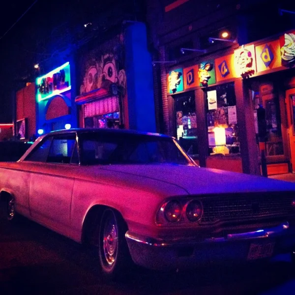 In front of Club Dada.