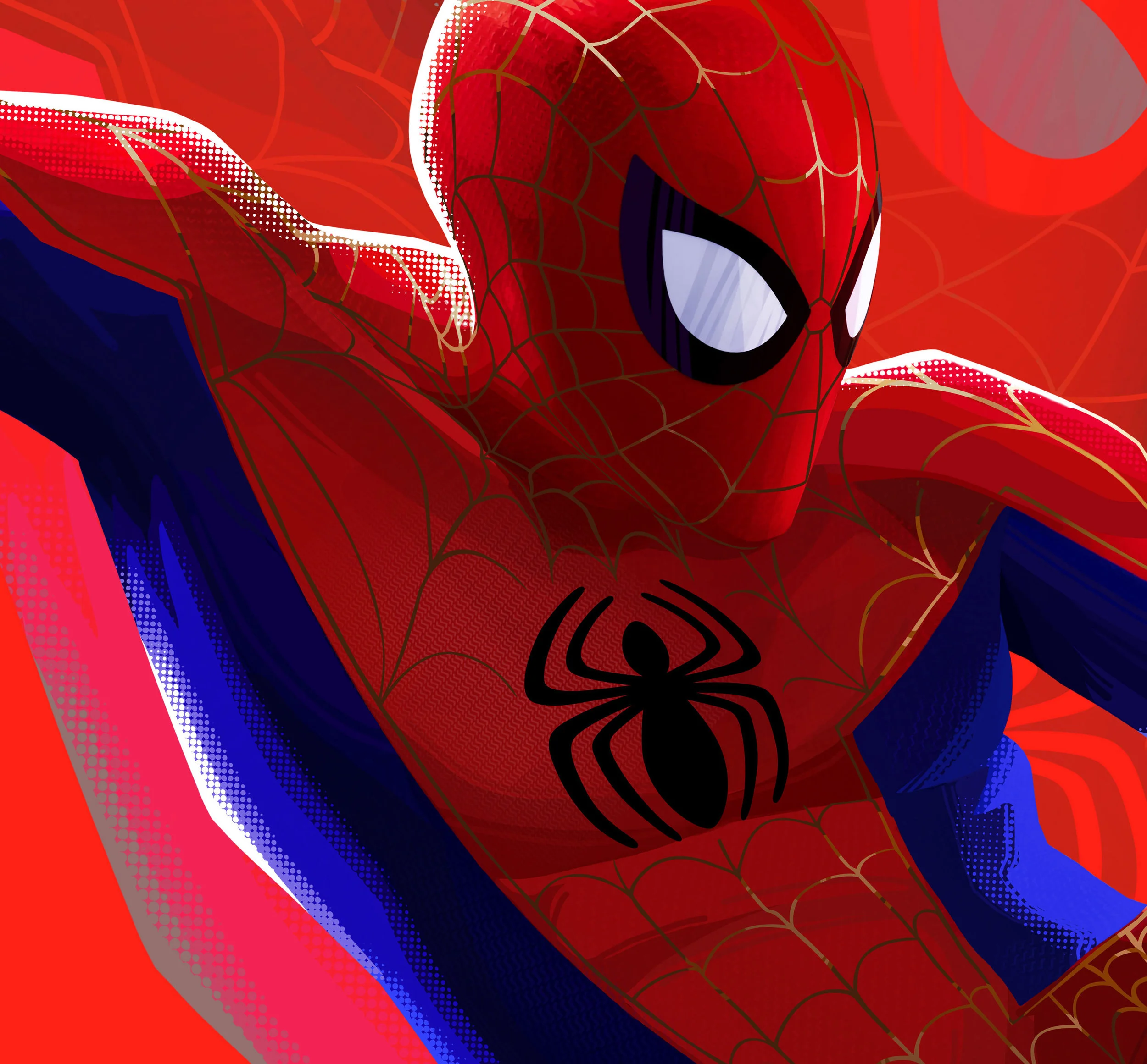 character painting for Peter Parker. completed over top of a 3-D model