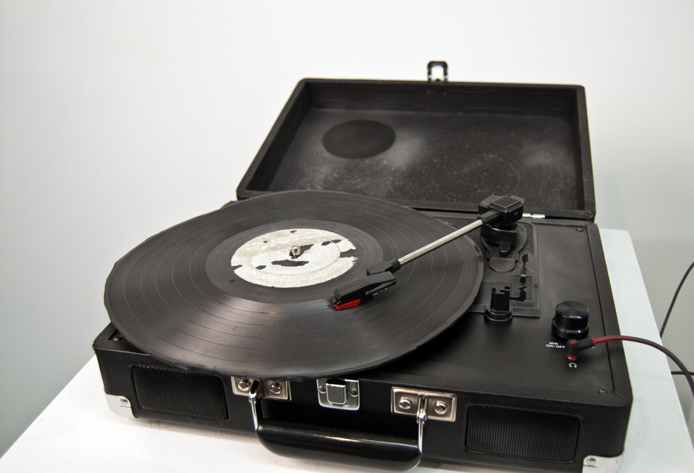 Graphite Record and Player