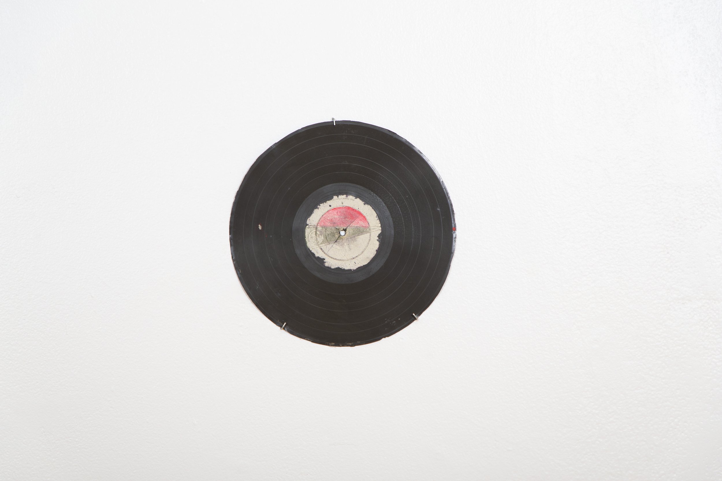 Graphite Record, 2016 Graphite and synthetic polymer