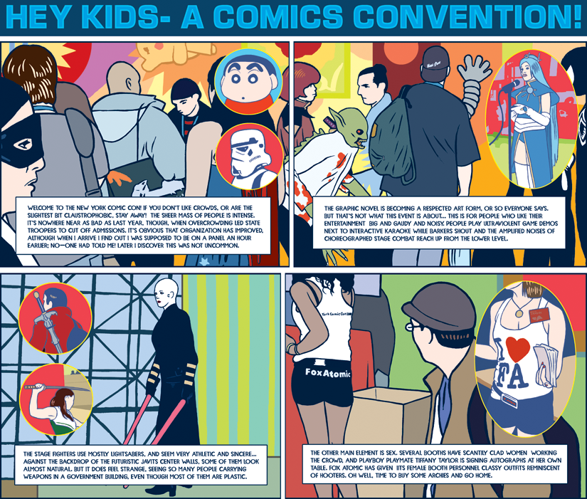 "Hey Kids- A Comics Convention!" The New York Observer , 2007