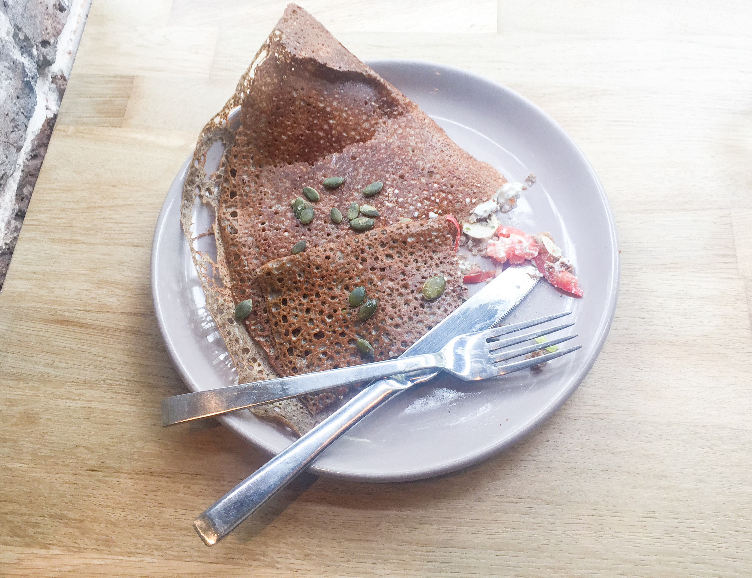 Buckwheat crepe from Bretons
