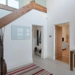 Glass infrared heating panel