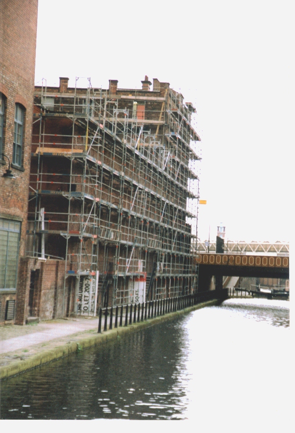  Scaffolding work at The Hacienda 