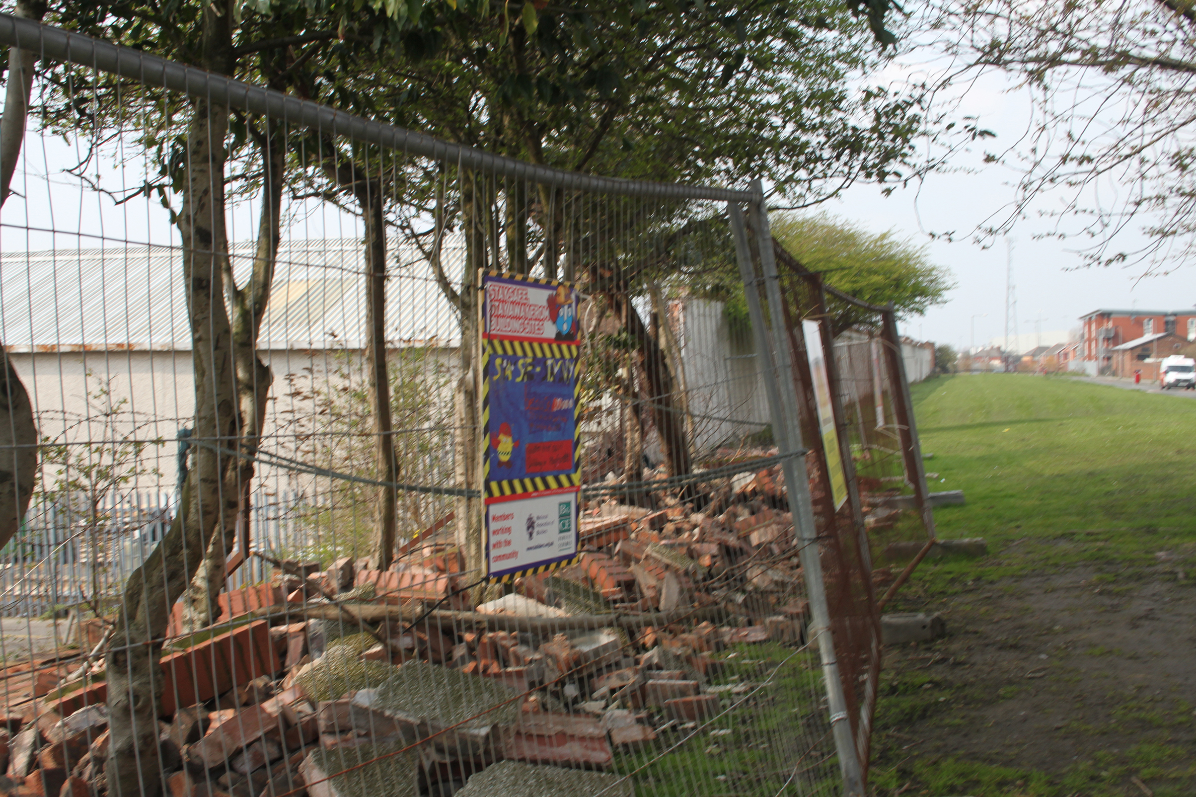  Security fencing to ensure safety of general public. 