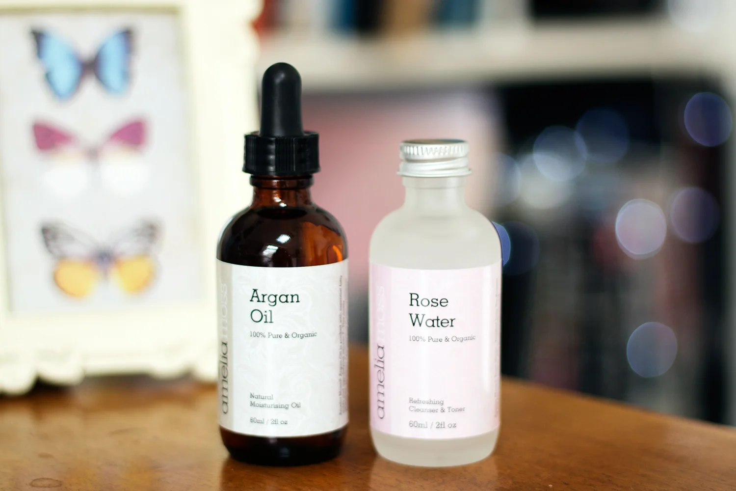 Amelia Moss Skincare: Argan Oil* and Rose Water* Review