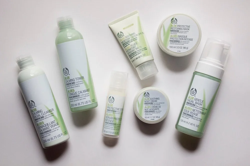 Bodyshop Aloe Skincare Haul and First Impressions