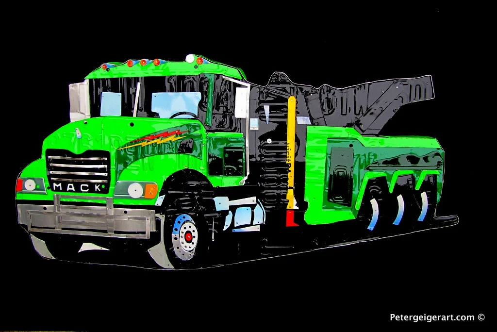 Mack tow truck