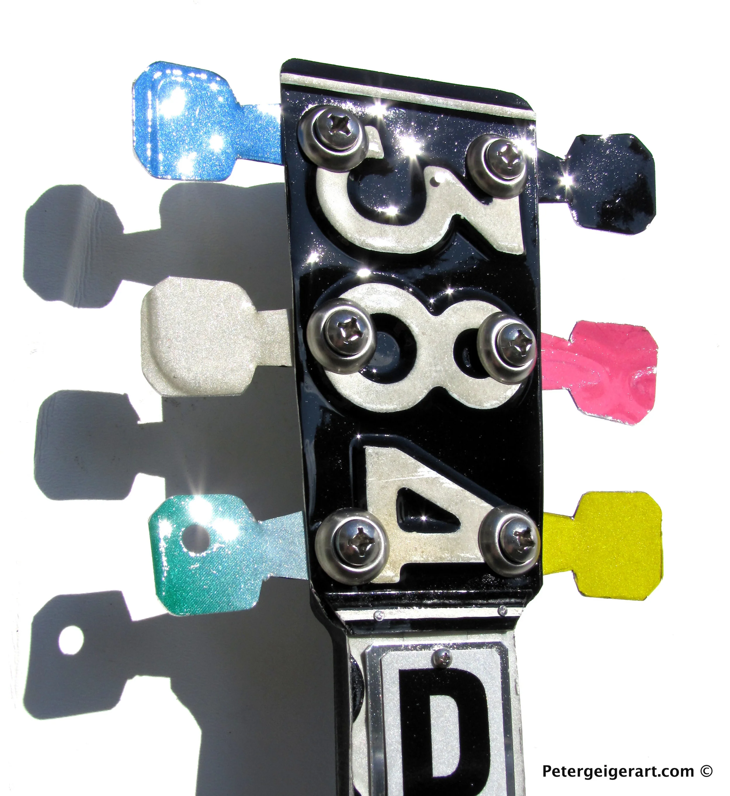 Rolling Stones License Plate Art