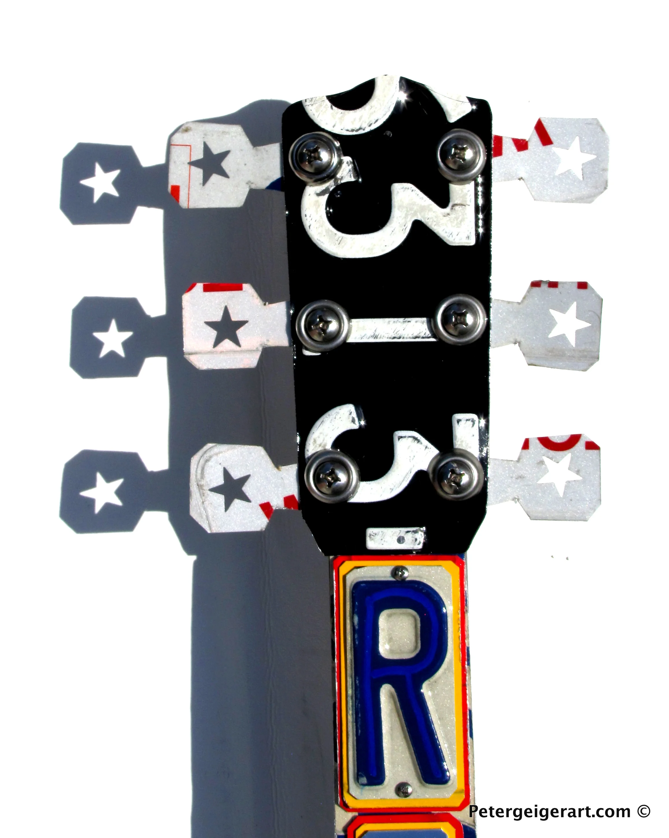 Rolling Stones Art - License Plate Art