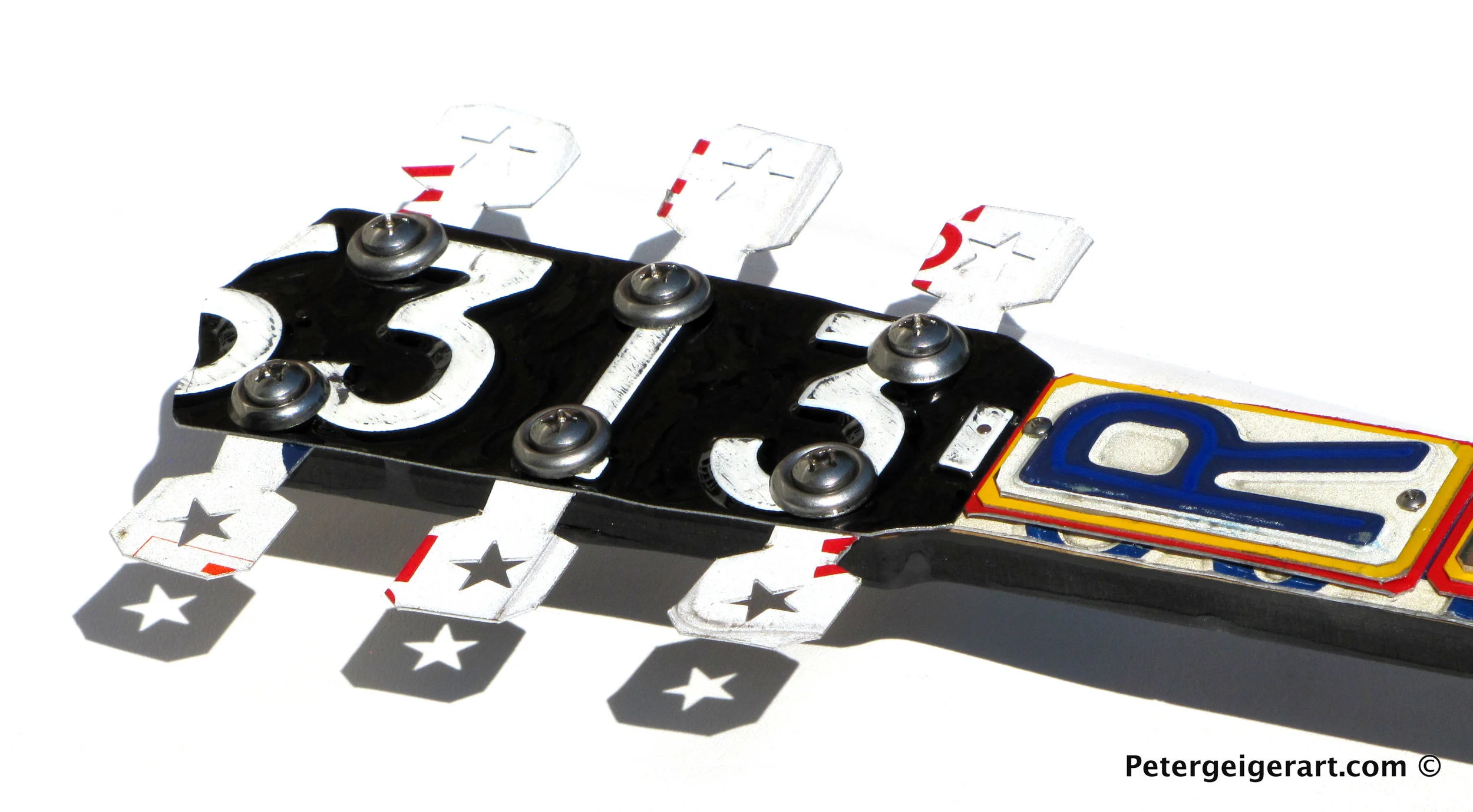 Rolling Stones Art - License Plate Art