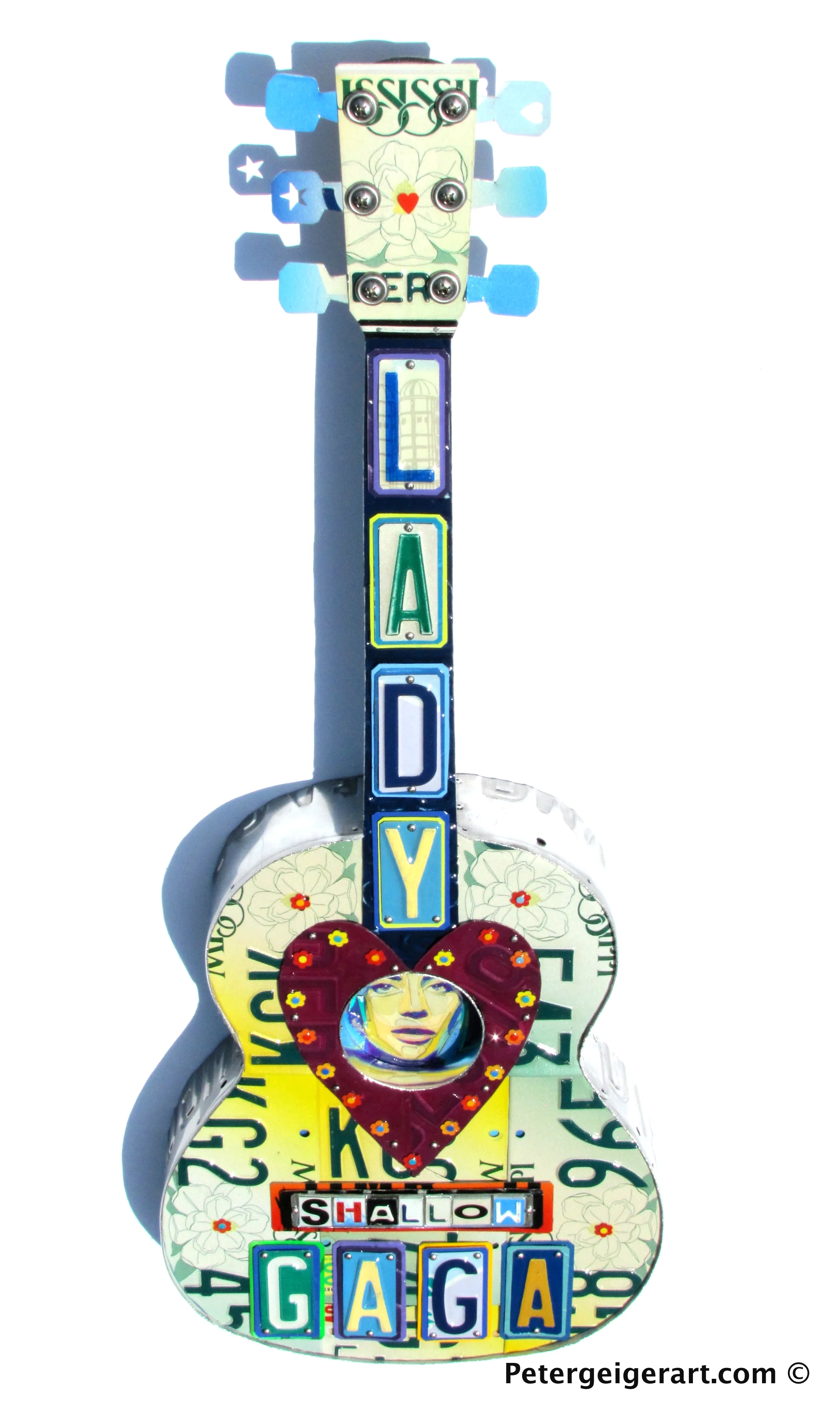 Lady Gaga Art |License Plate Art