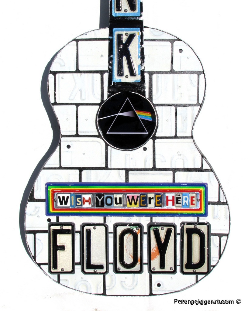 Pink Floyd "Wish You Were Here" wall decor. In stock ! unique gift. wall art. — Peter Geiger