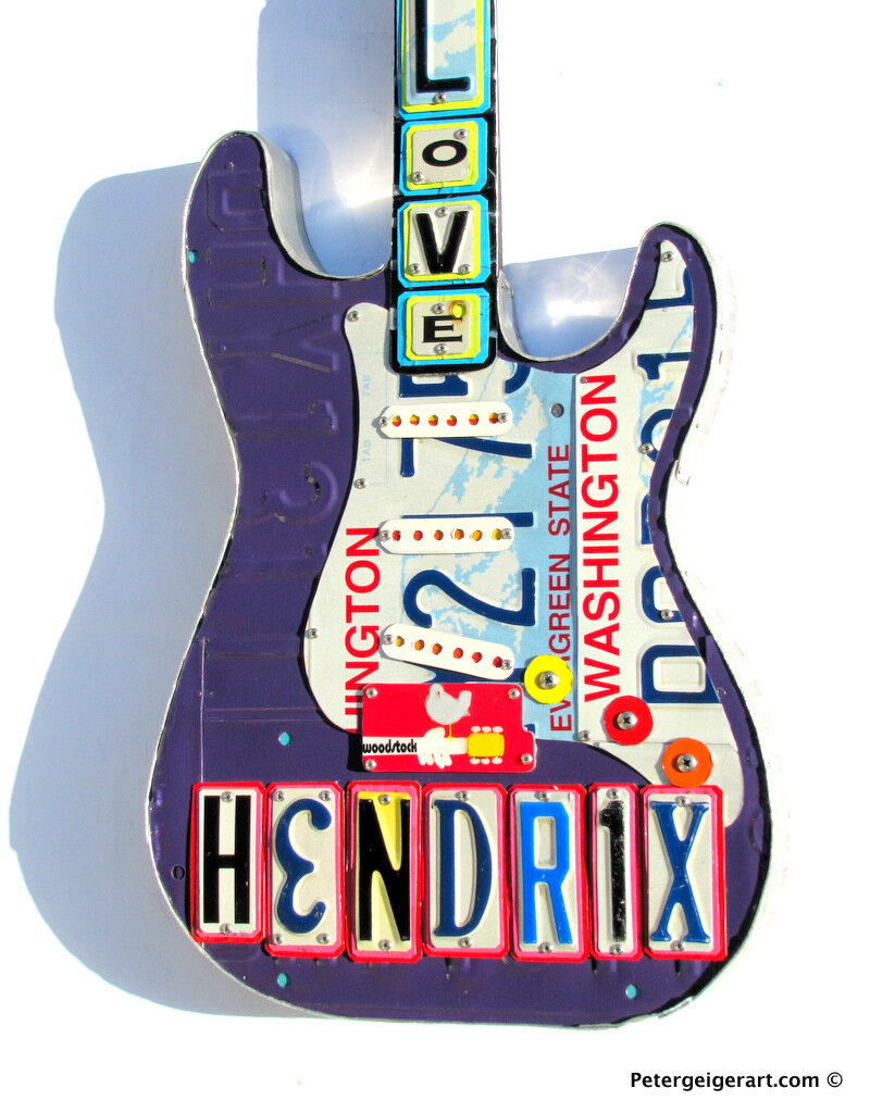 Magnet Aimant Frigo Ø38mm Jimi Hendrix Rock US Guitar 