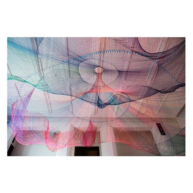 Janet Echelman, Without beginning, middle or end, 2020.

@janetsechelman. It was my absolute pleasure to work with you.
Janet Echelman is an American sculptor and fiber artist. Her sculptures have been displayed as public art, often as site-specific 