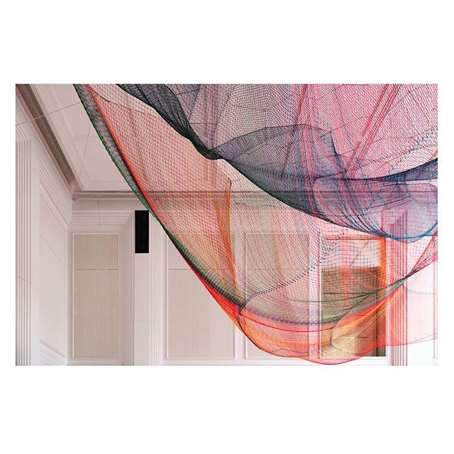 Janet Echelman, Without, beginning, middle or end, 2020.