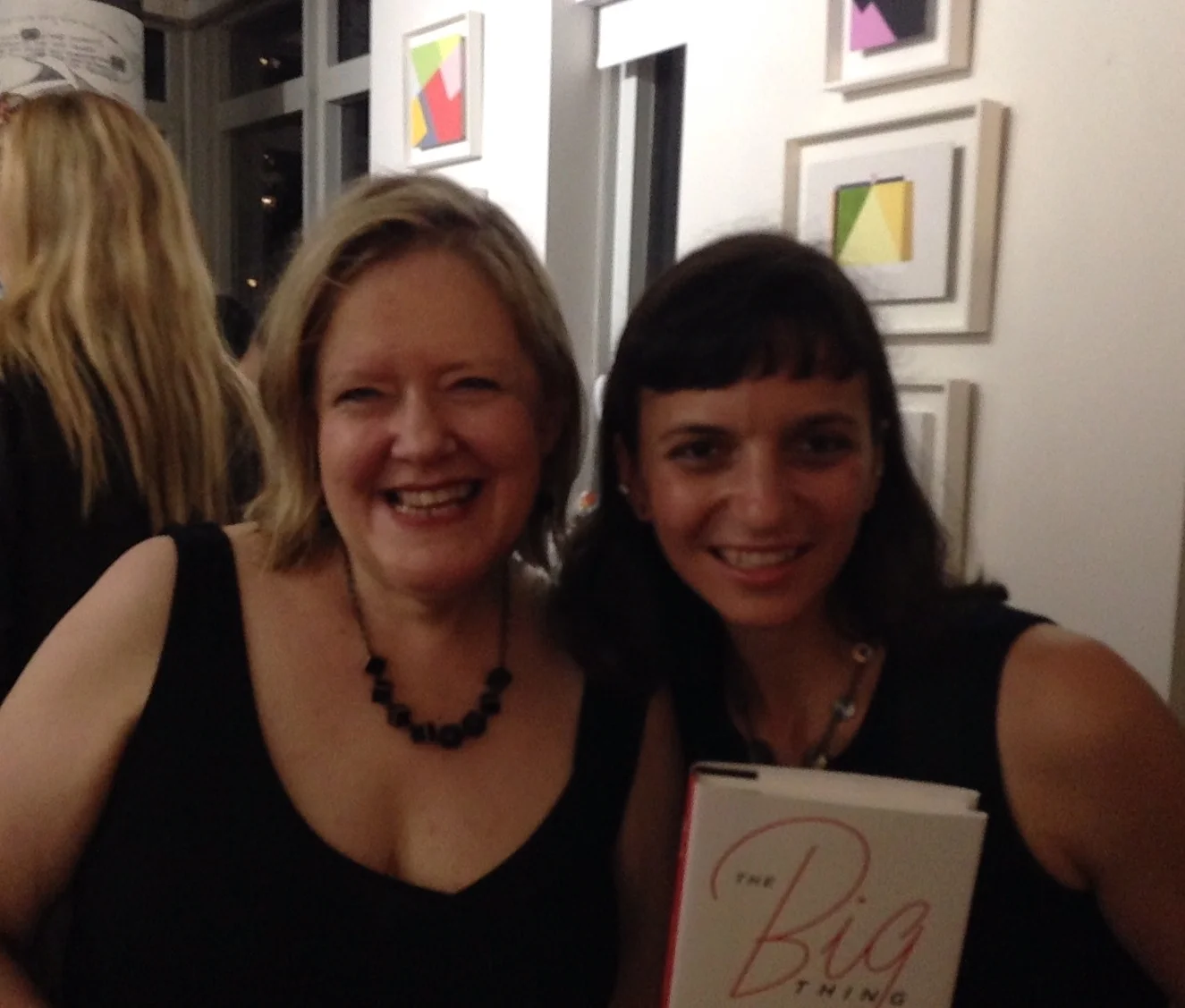 phyllis Korkki & me at the big thing launch (aug 2016)